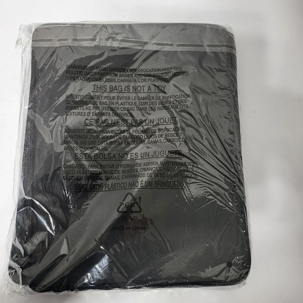 Ktrio Mouse Pads 10 Pack Black Lycra Cloth Natural Rubber 8.5‎ x 11 Inches New